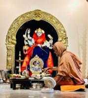 Jalabhisheka and Shodashopachara Puja by HH Swamiji on Samaradhana Divasa of HH Shrimat Pandurangashram Swamiji. SCM-Karla.(16 June 2026)
